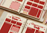 design a coquette kawaii stationery pack